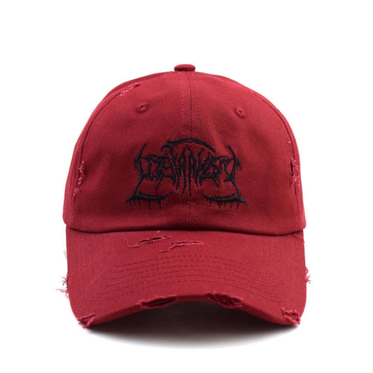 Distressed Hat - Red